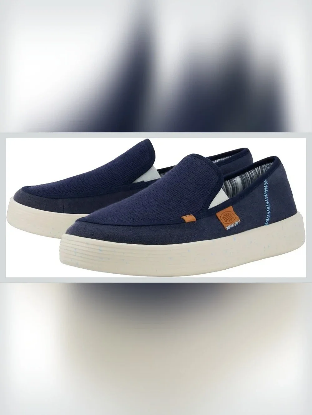 HEYDUDE Men's Sunapee Coastline Shoes. New In Box. Never Worn.
